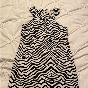 Michael Kors - size 4- Zebra Print Sleeveless Dress. EUC
